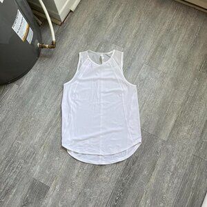 White Lululemon Workout / Sportswear Tank Top